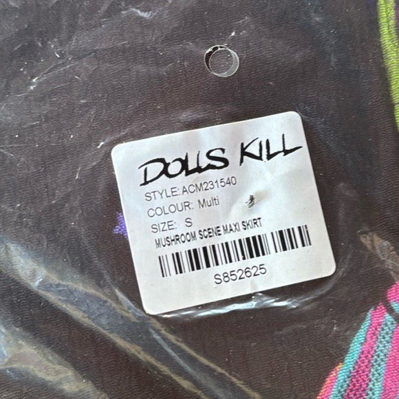 Mushrooms scene maxi dress size S - Picture 2 of 2